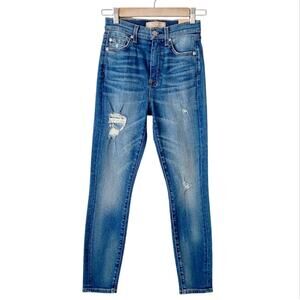 7 For All Mankind | High Waist Ankle Super Skinny Jeans Luxe Vintage Size 24
